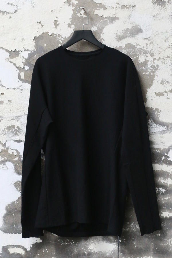 DEVOA 25 Fall/Winter Collection: Crew Neck Long-Sleeve T-Shirt (Made in Japan) DVA-CSC-DCK3-BLACK